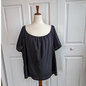 26/28 Lane Bryant Black Top